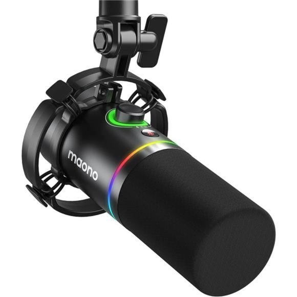 MAONO XLR/USB Podcast Microphone, PC Dynamic Microphone - Picture 1 of 6